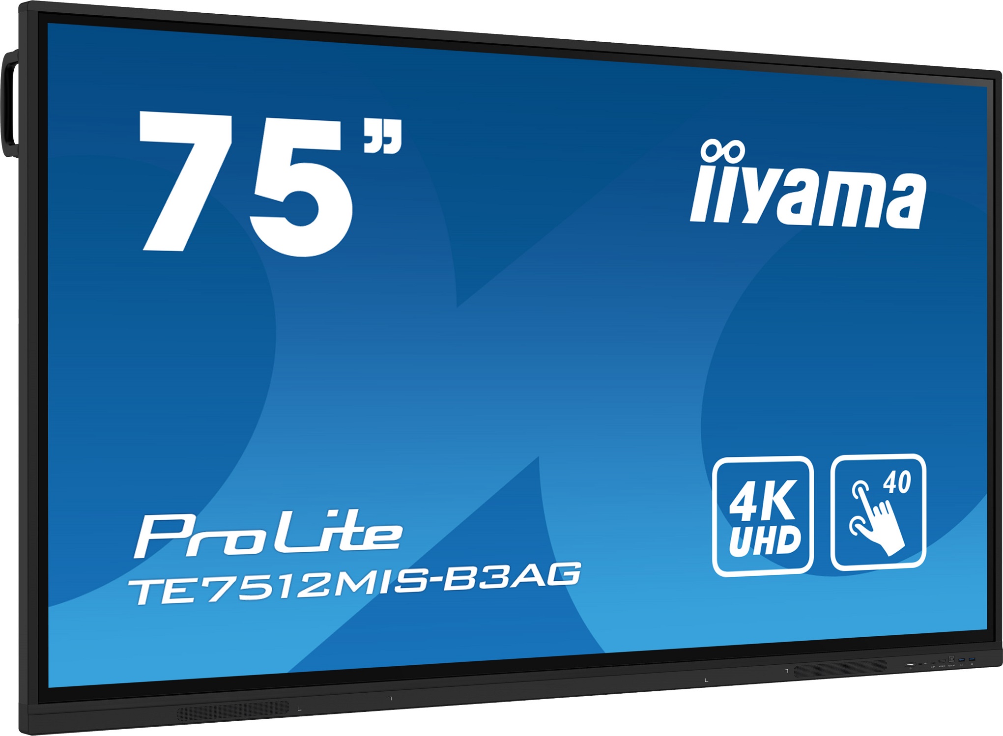 Obrázek 75" iiyama TE7512MIS-B3AG:IPS,4K,40P,USB-C