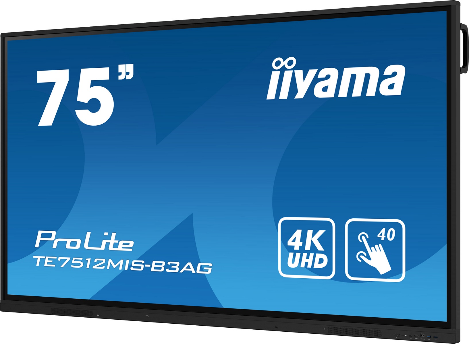 Obrázek 75" iiyama TE7512MIS-B3AG:IPS,4K,40P,USB-C