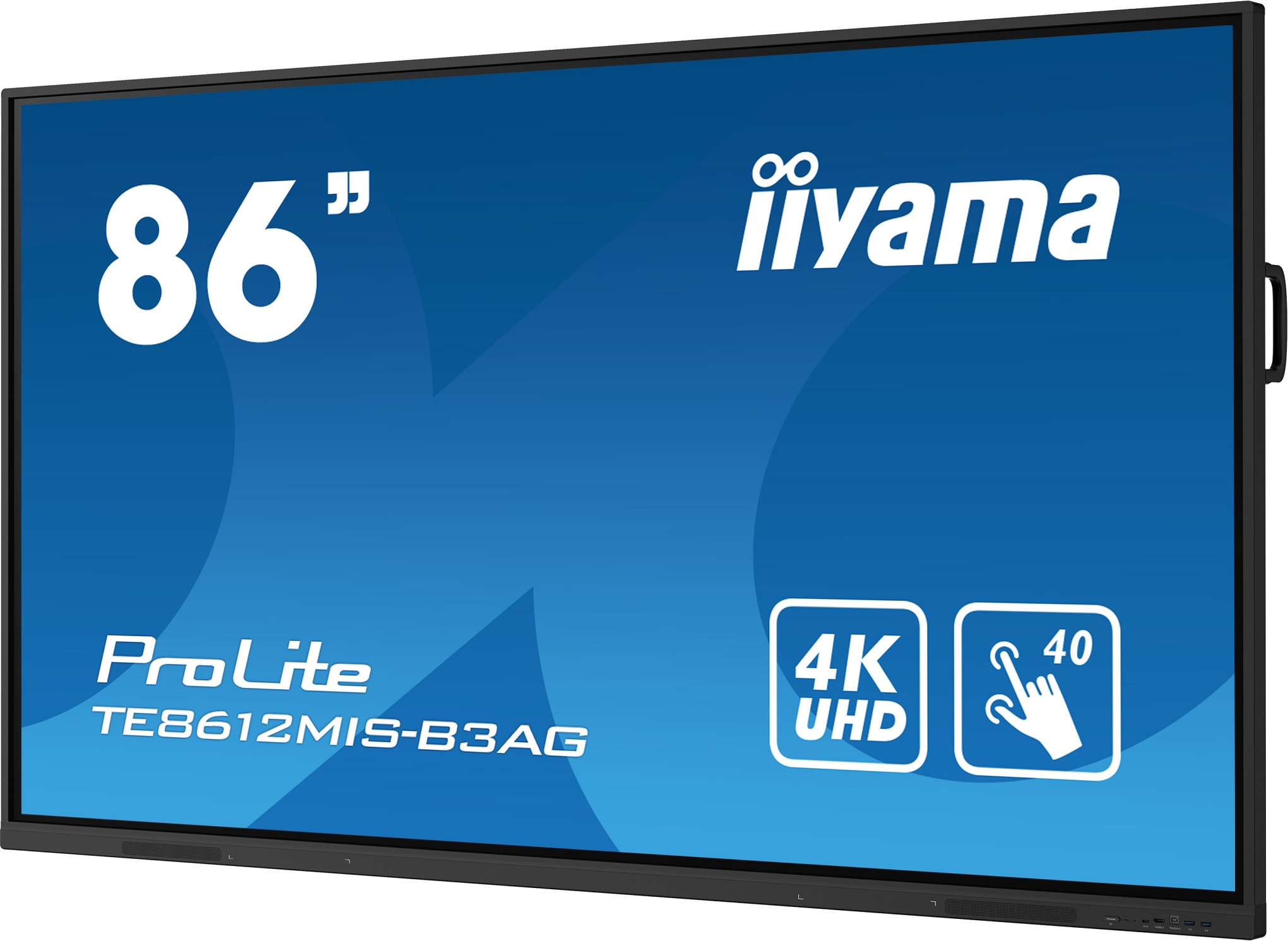 Obrázek 86" iiyama TE8612MIS-B3AG:IPS,4K,40P,USB-C