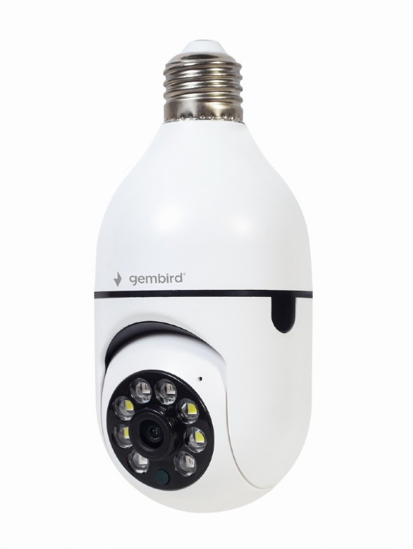 Obrázek GEMBIRD chytrá otočná kamera 1080p Wi-Fi TUYA E27