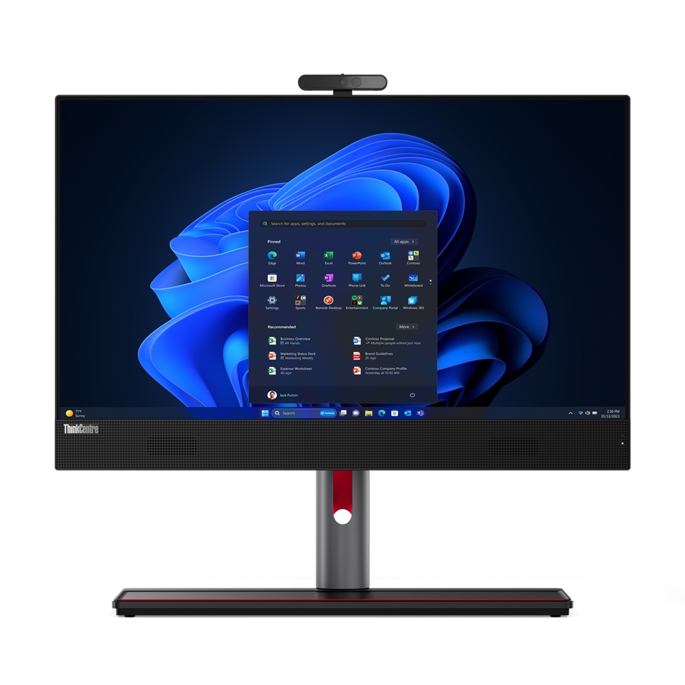 Obrázek Lenovo ThinkCentre M/AiO M90a Gen 5/23,8"/FHD/i5-14500/16GB/512GB SSD/UHD 770/W11P/Black/3R