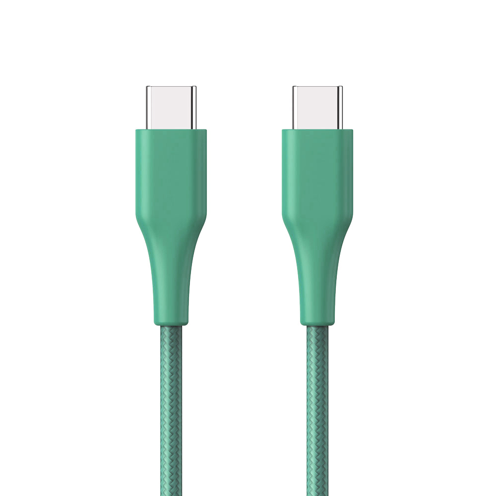 Obrázek ER POWER kabel USB-C/C GRS 60W 120cm zelený