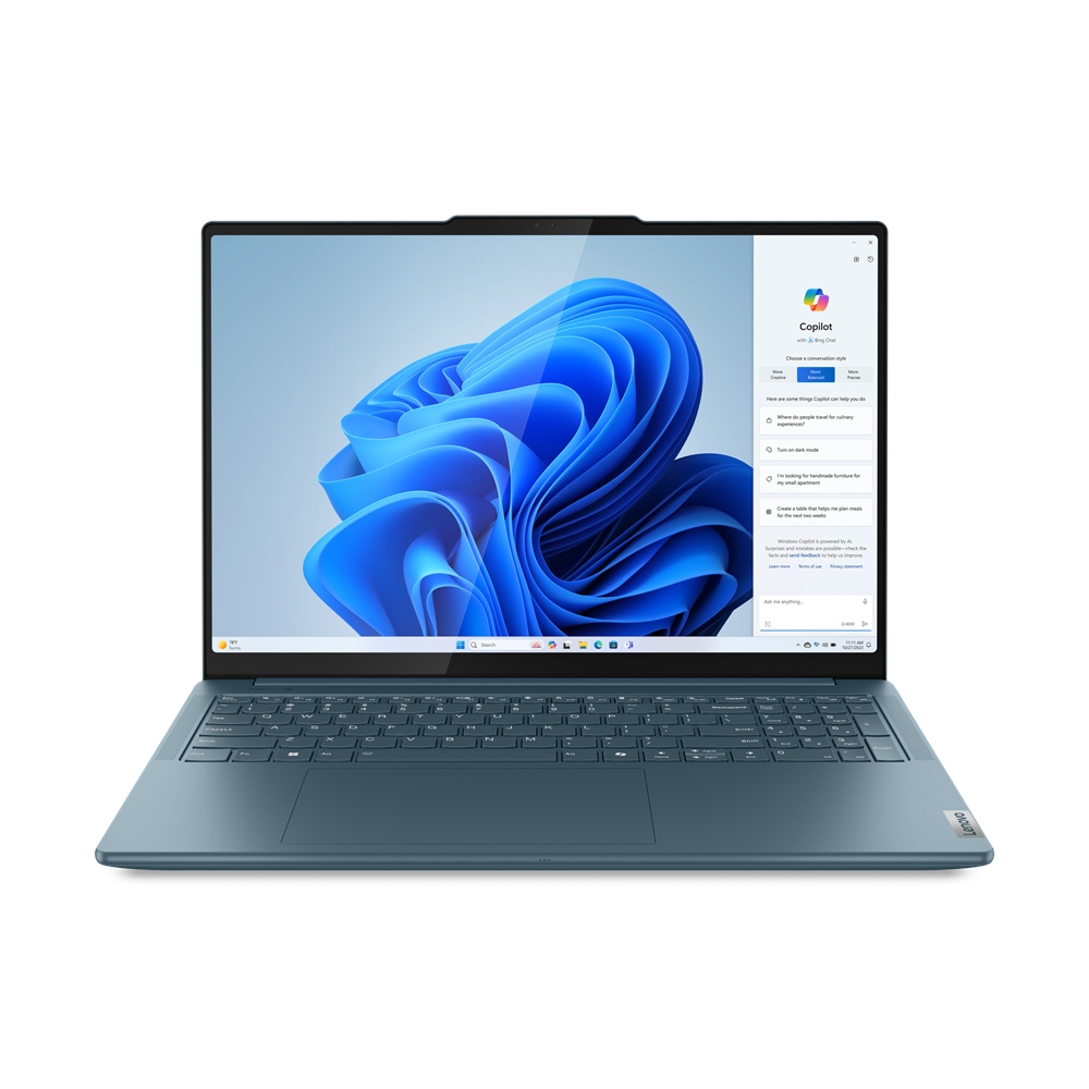 Obrázek Lenovo Yoga Pro 9/16IMH9/U9-185H/16"/3200x2000/64GB/1TB SSD/RTX 4070/W11P/Tidal Teal/3R