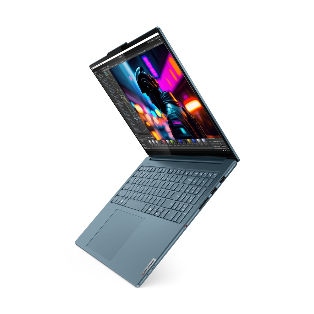 Obrázek Lenovo Yoga Pro 9/16IMH9/U9-185H/16"/3200x2000/64GB/1TB SSD/RTX 4070/W11P/Tidal Teal/3R