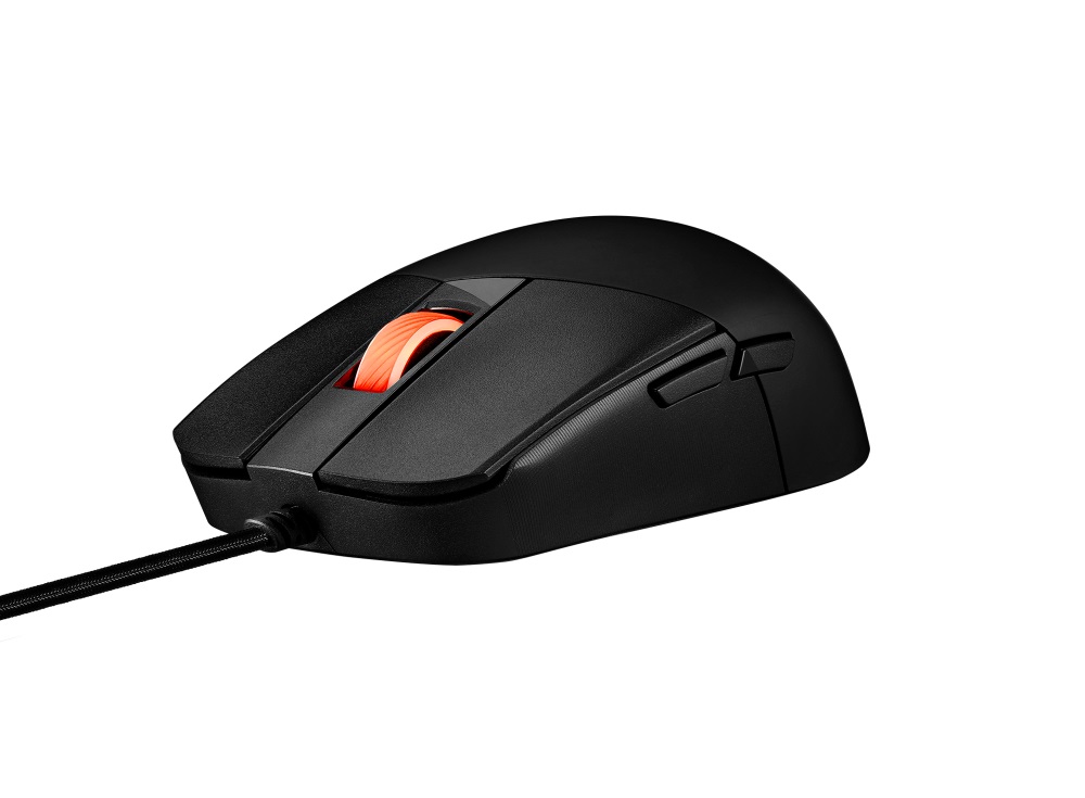 Obrázek Asus ROG Strix Impact III/Herní/Optická/Pro praváky/12 000 DPI/Drátová USB/Černá