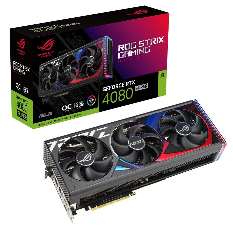 Obrázek ASUS ROG Strix GeForce RTX 4080 SUPER/OC/16GB/GDDR6x