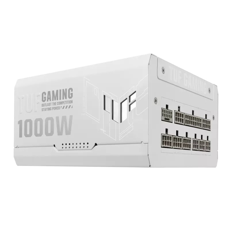 Obrázek ASUS TUF Gaming White Edition/1000W/ATX 3.0/80PLUS Gold/Modular/Retail