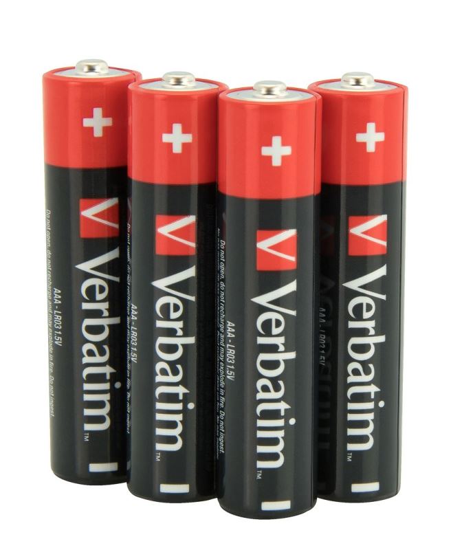 Obrázek Alkalické AAA baterie 4ks/pack (smršťovací fólie)