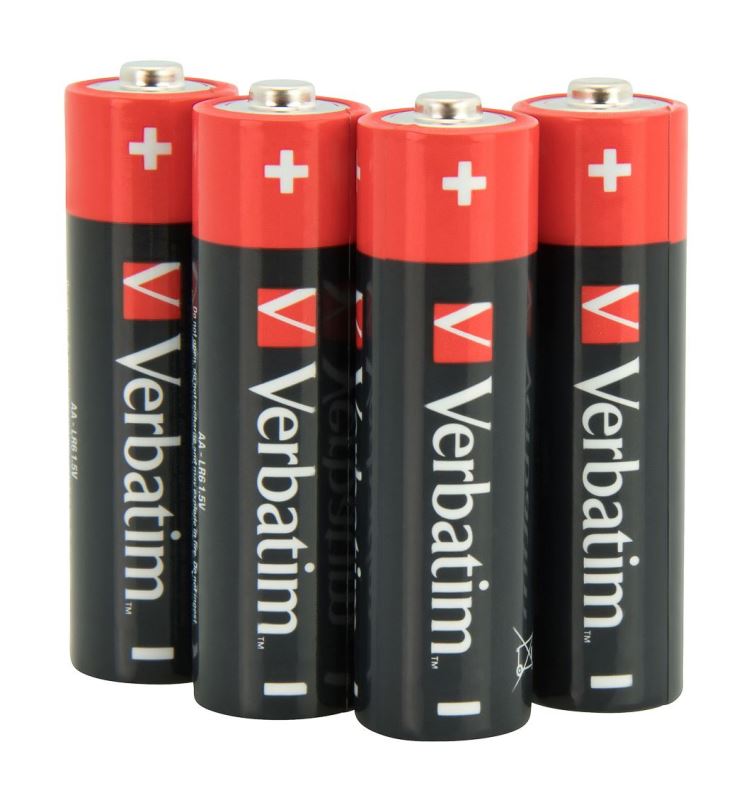 Obrázek Alkalické AA baterie 4ks/pack (smršťovací fólie)