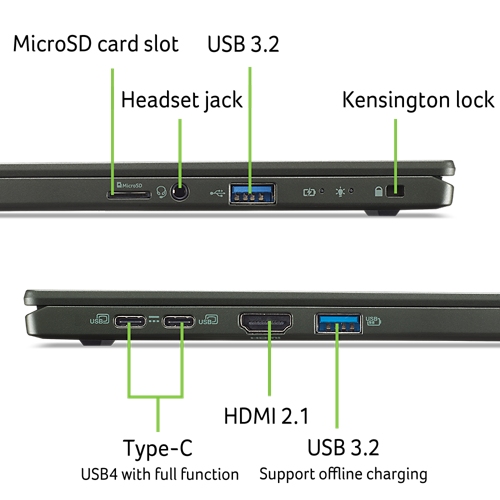 Obrázek Acer Swift Edge 16/SFE16-44/R5-8640U/16"/3200x2000/16GB/1TB SSD/AMD int/W11H/Black/2R