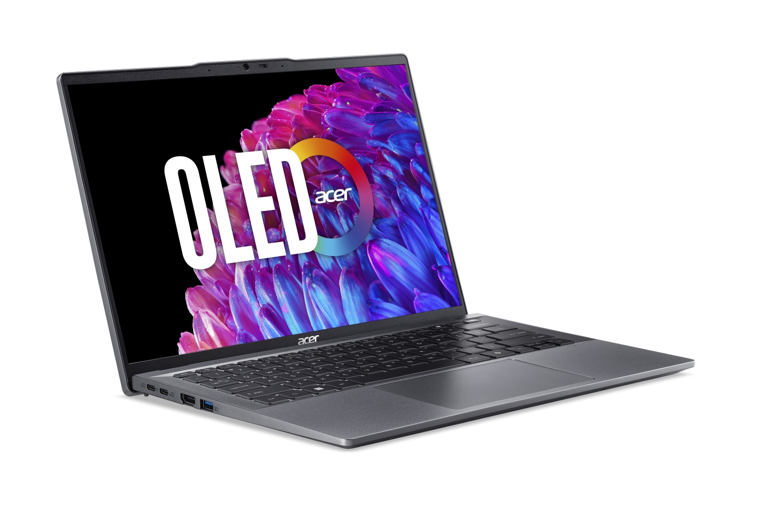 Obrázek Acer Swift Go 14/SFG14-63/R5-8645HS/14"/2880x1800/16GB/1TB SSD/AMD int/W11H/Gray/2R