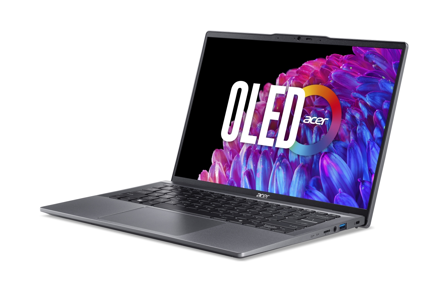 Obrázek Acer Swift Go 14/SFG14-63/R5-8645HS/14"/2880x1800/16GB/1TB SSD/AMD int/W11H/Gray/2R