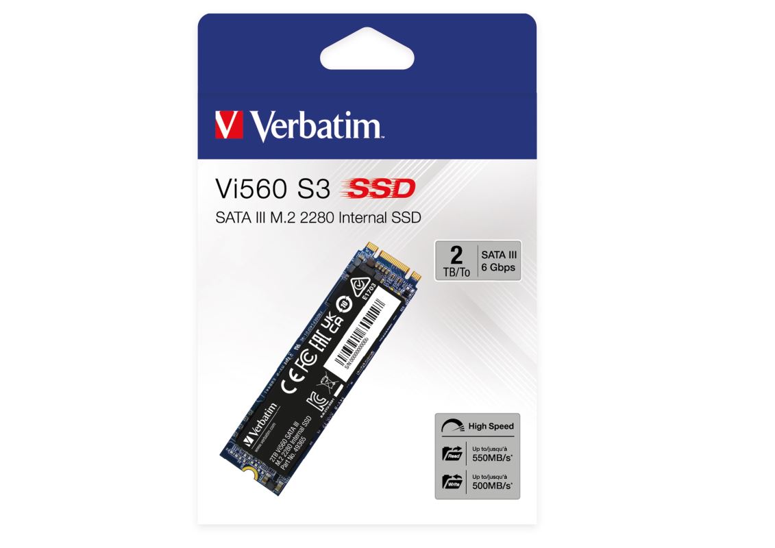 Verbatim SSD 2TB M.2 2280 SATA III Vi560 S3