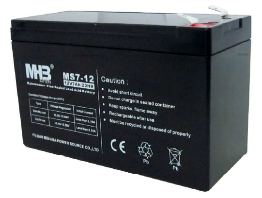 Obrázek MHB 12V/7Ah baterie pro UPS FSP
