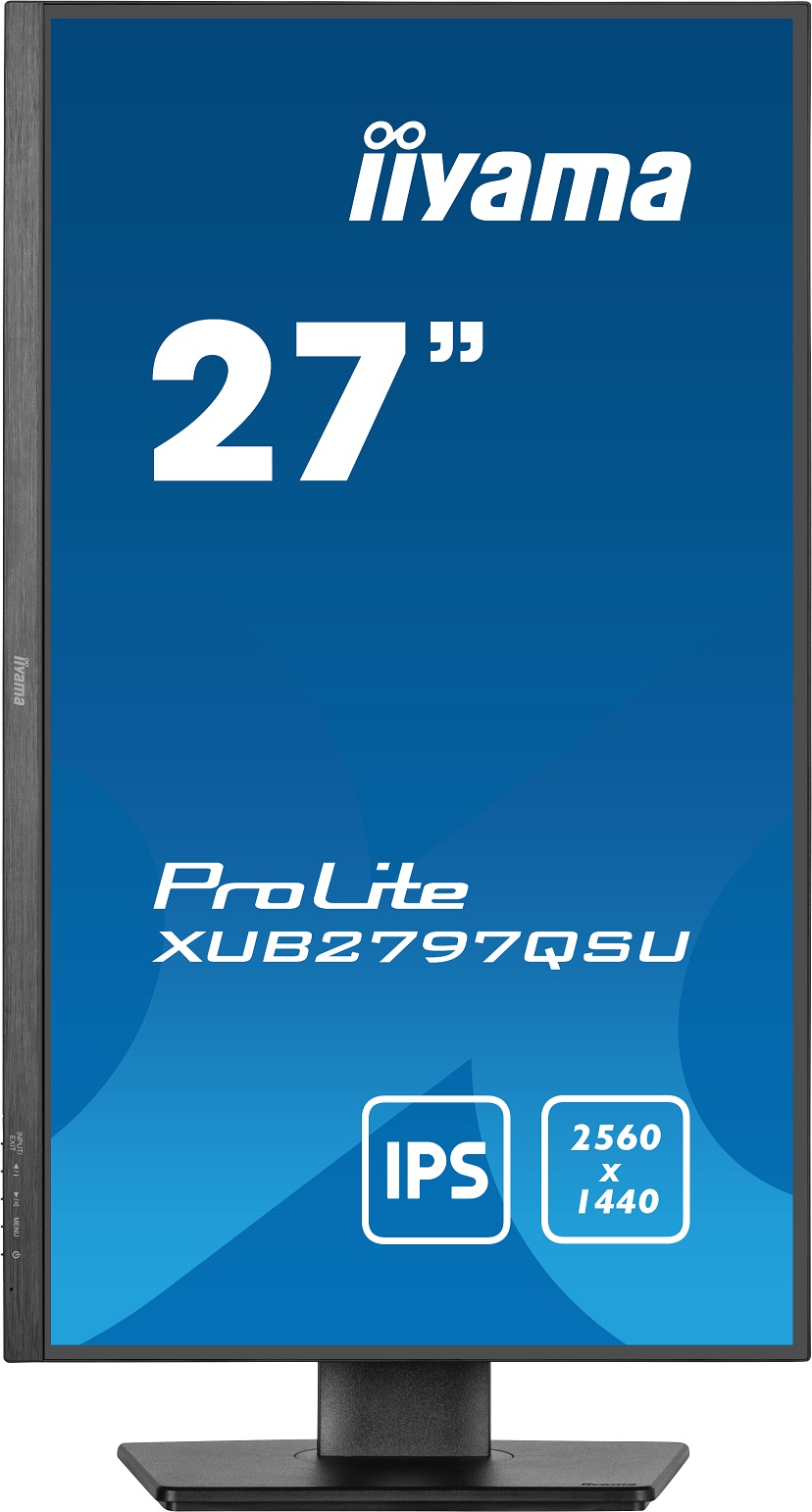 Obrázek iiyama ProLite/XUB2797QSU-B1/27"/IPS/QHD/100Hz/1ms/Black/3R