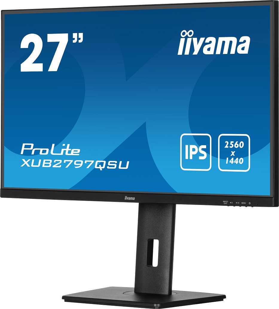 Obrázek iiyama ProLite/XUB2797QSU-B1/27"/IPS/QHD/100Hz/1ms/Black/3R