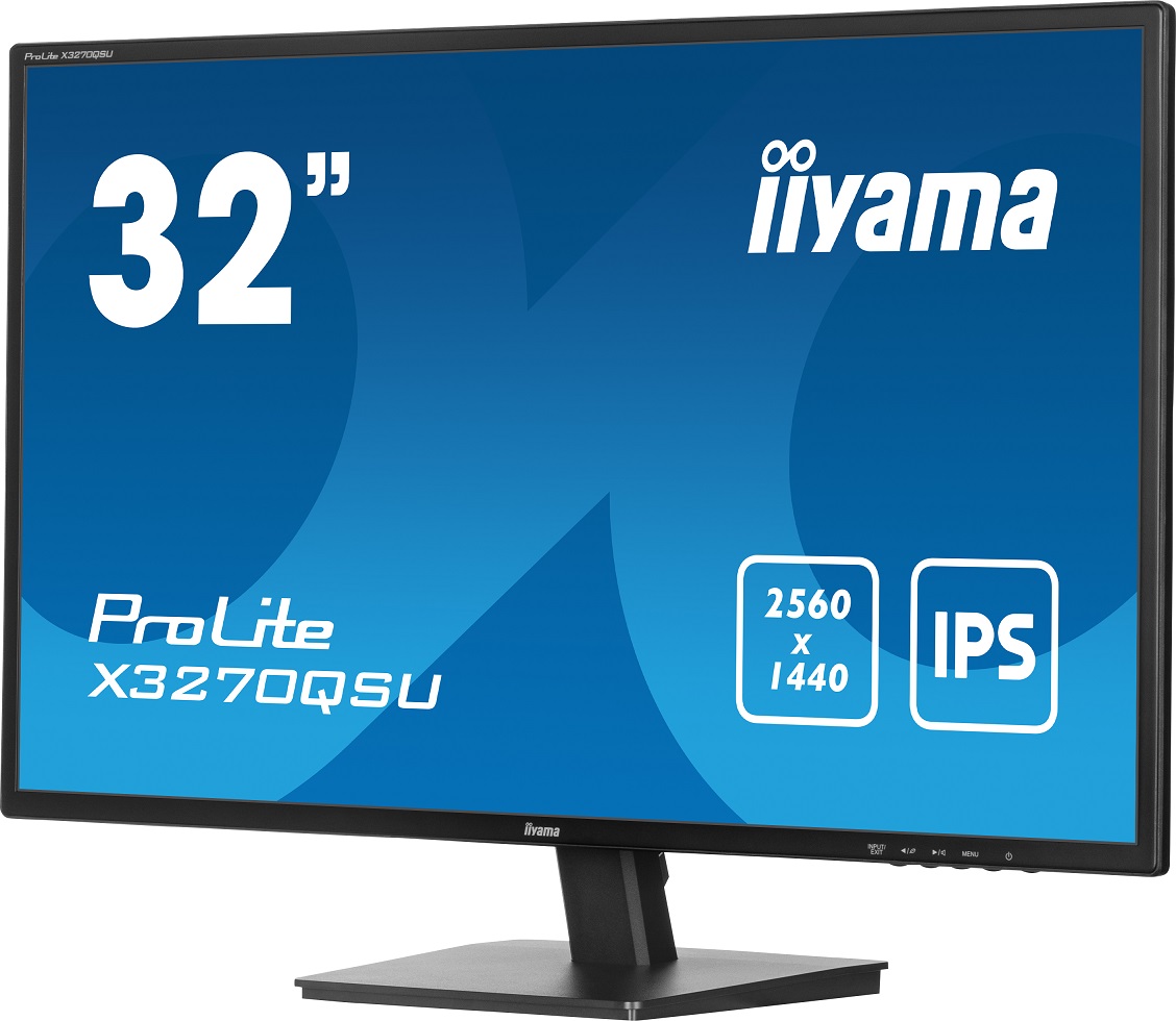 Obrázek iiyama ProLite/X3270QSU-B1/31,5"/IPS/QHD/100Hz/3ms/Black/3R