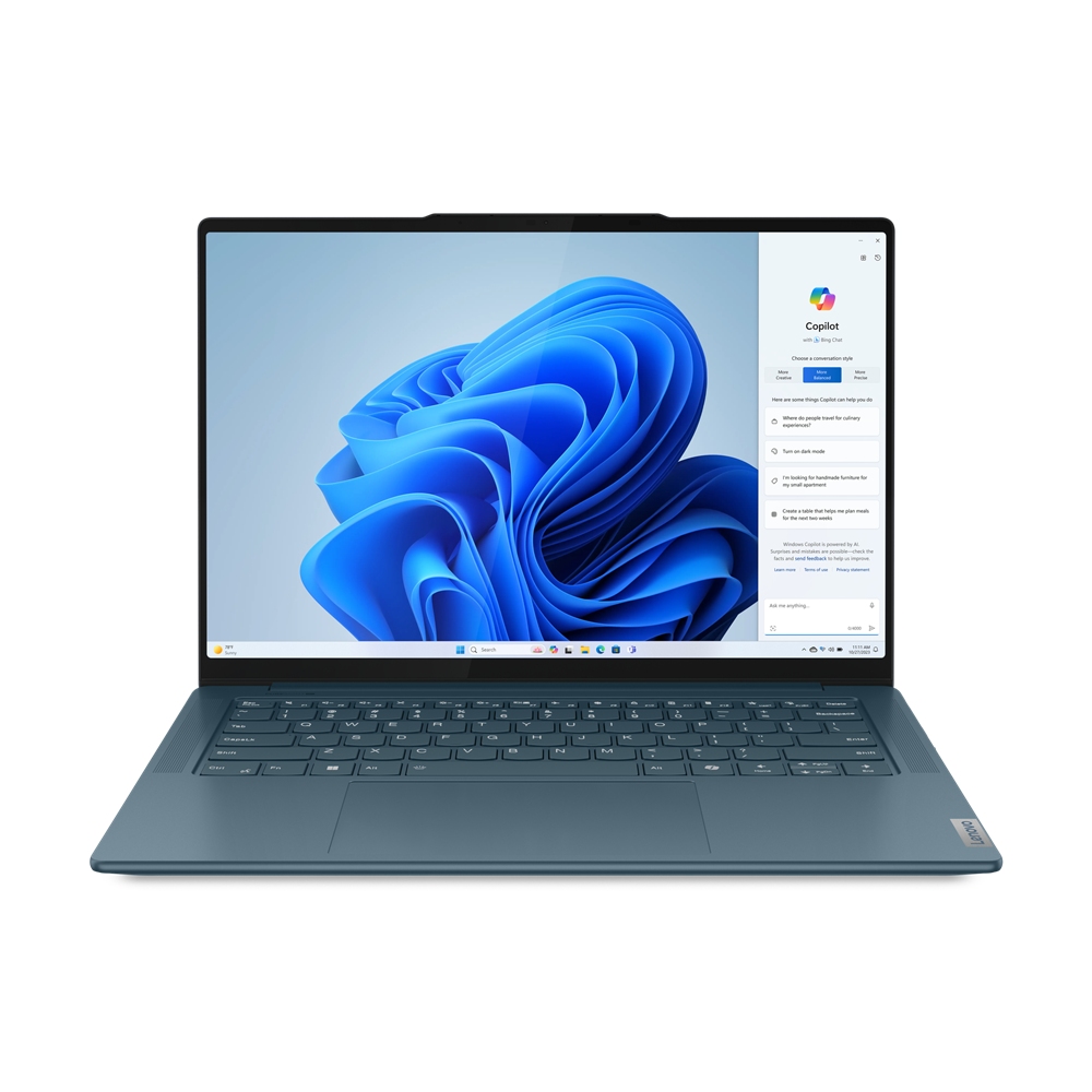 Obrázek Lenovo Yoga Pro 7/14IMH9/U7-155H/14,5"/2880x1800/32GB/1TB SSD/RTX 4050/W11P/Tidal Teal/3R