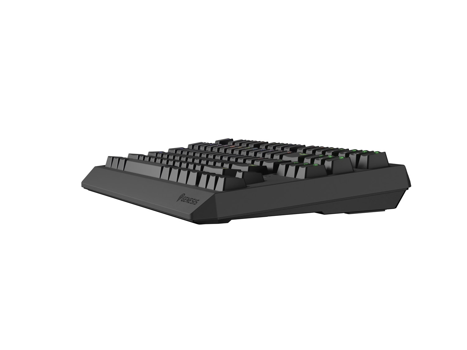 Obrázek GENESIS herní klávesnice THOR 230/TKL/RGB/Outemu Red/Bezdrátová USB + Bluetooth/US layout/Černá