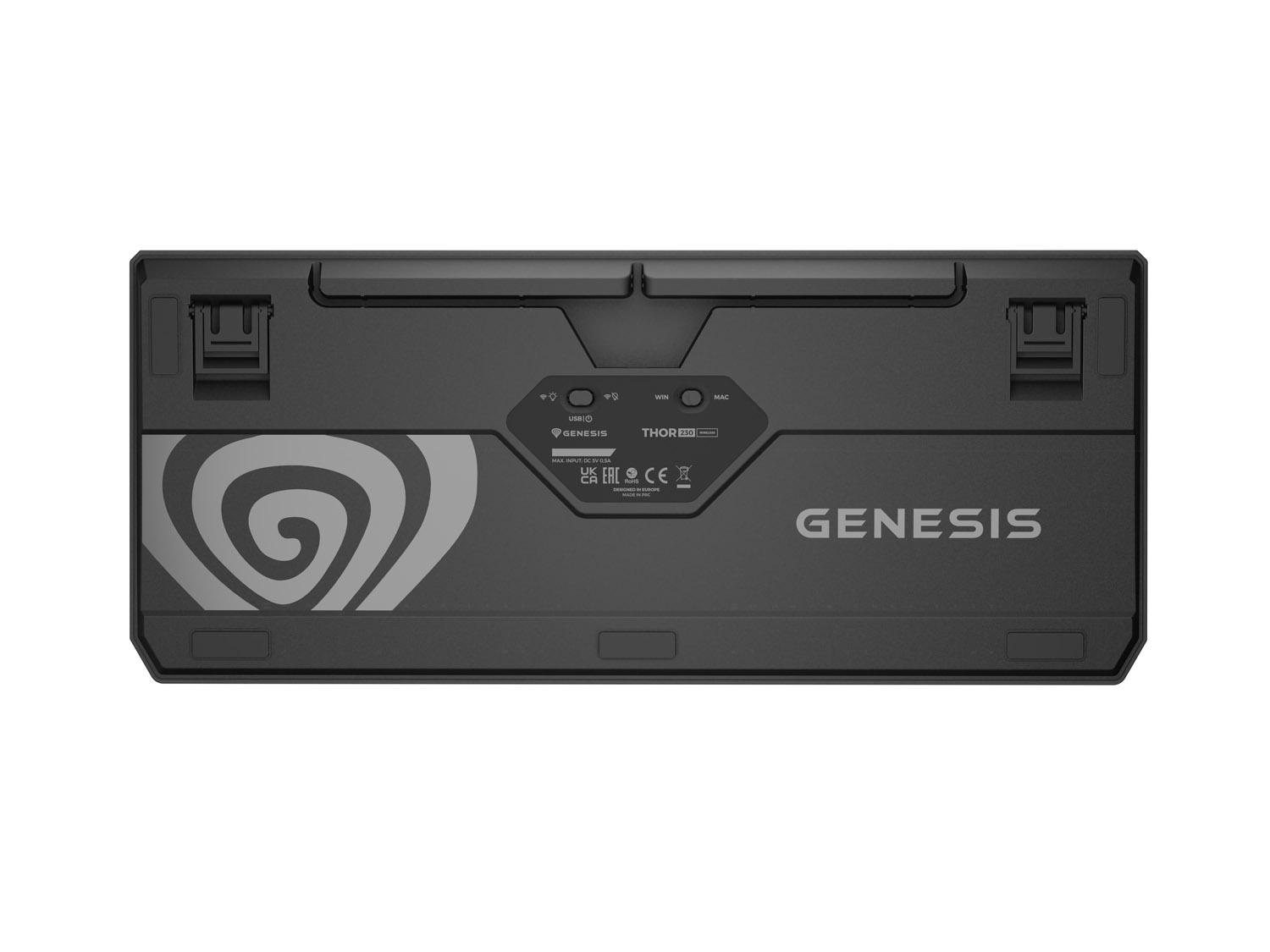 Obrázek GENESIS herní klávesnice THOR 230/TKL/RGB/Outemu Panda/Bezdrátová USB + Bluetooth/US layout/Černá