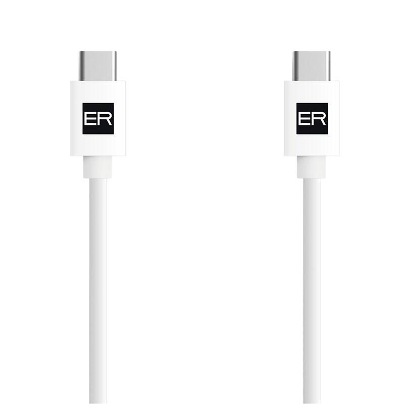 Obrázek ER POWER kabel USB-C/C 3A 60W 120cm bílý