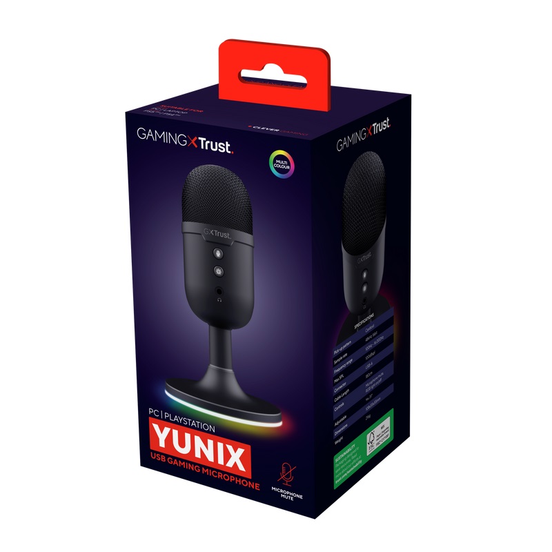 Obrázek TRUST GXT234 YUNIX USB MICROPHONE BLK