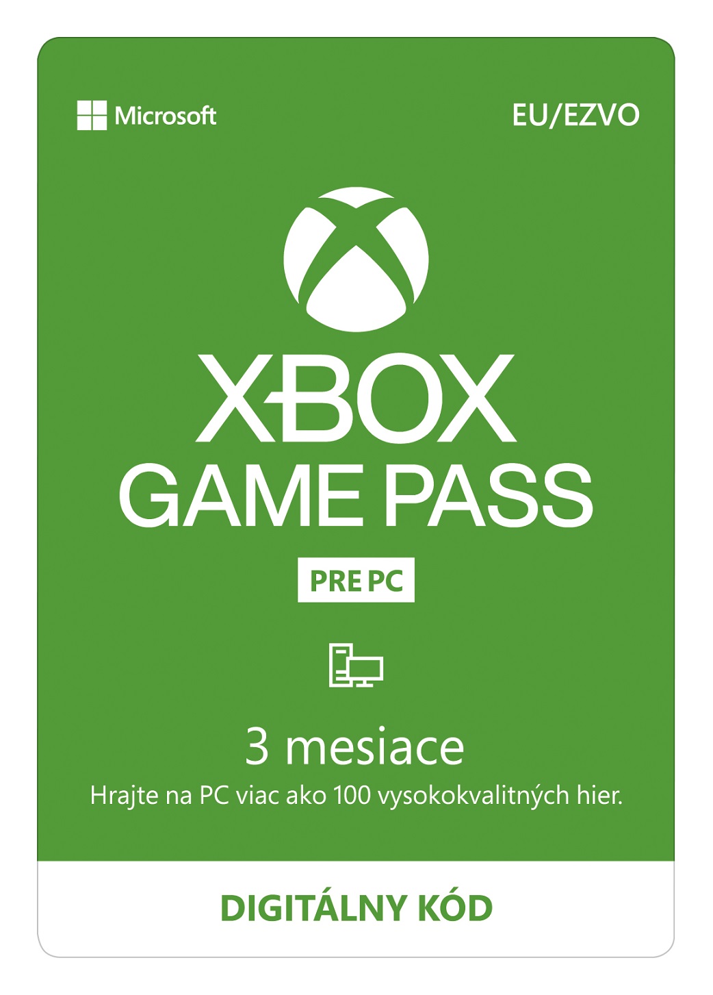 Obrázek ESD - PC Game Pass - předplatné na 3 měsíce (EuroZone)