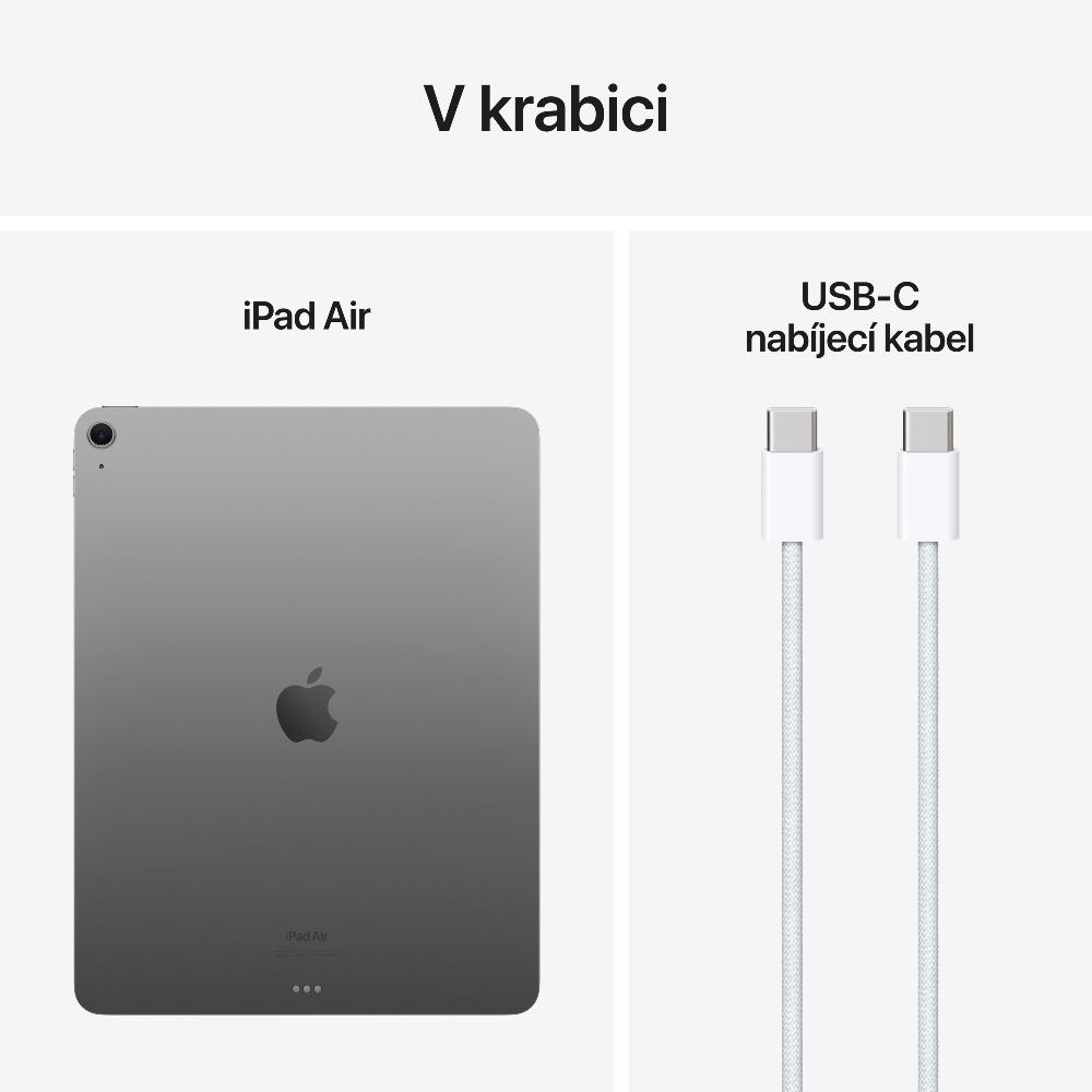 Obrázek iPad Air 13" M2 Wi-Fi + Cellular 1TB vesmírně šedý