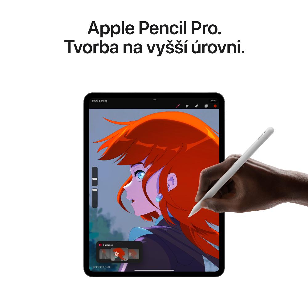 Obrázek iPad Pro 13" M4 Wi-Fi 2TB vesmírně černý se standardním sklem