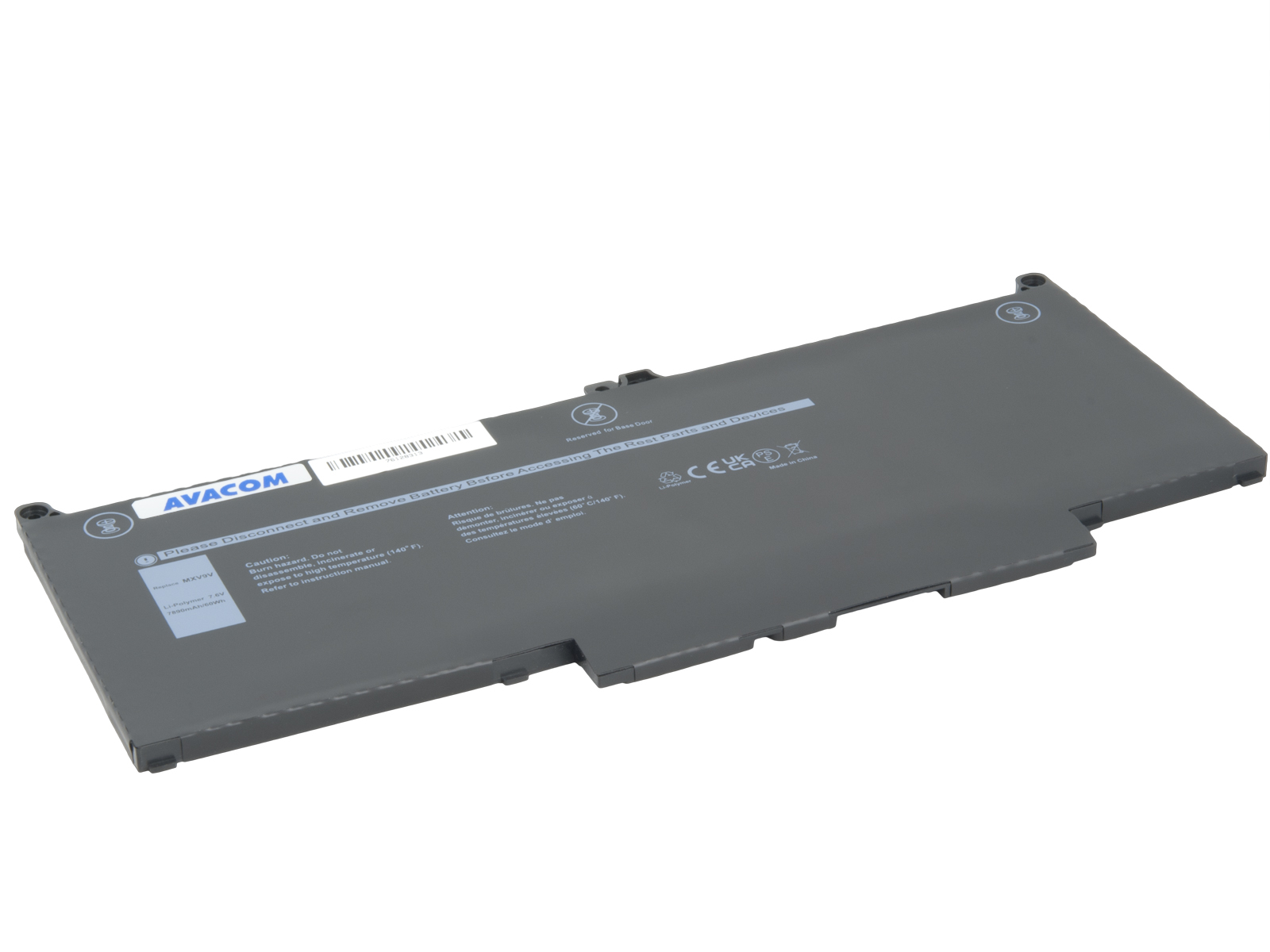 Baterie AVACOM pro Dell Latitude 5300, 5310, 7300 Li-Pol 7,6V 7890mAh 60Wh