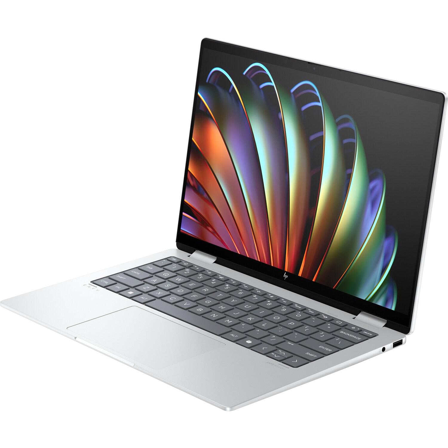 Obrázek HP Envy x360/14-fa0002nc/R5-8640HS/14"/2880x1800/T/16GB/1TB SSD/AMD int/W11H/Silver/2R