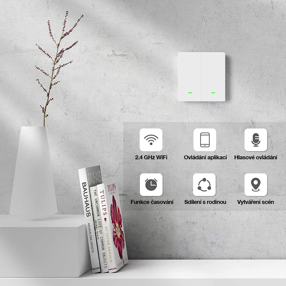 Obrázek EVOLVEO WiFi Single Switch, chytrý vypínač