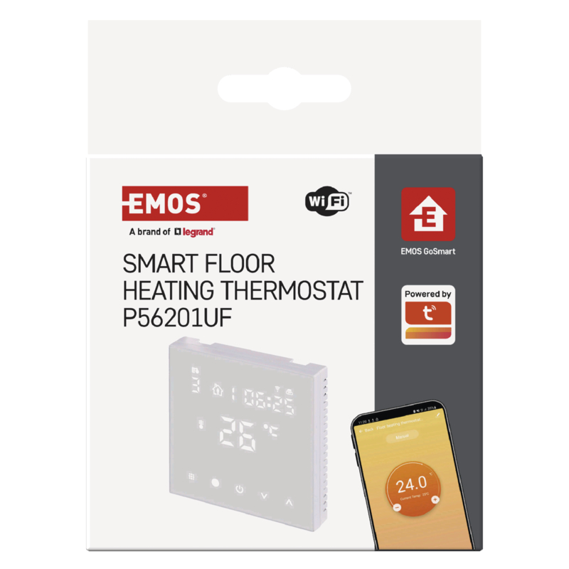 Obrázek EMOS GoSMART progr.termostat WiFi-podlahový P56201UF