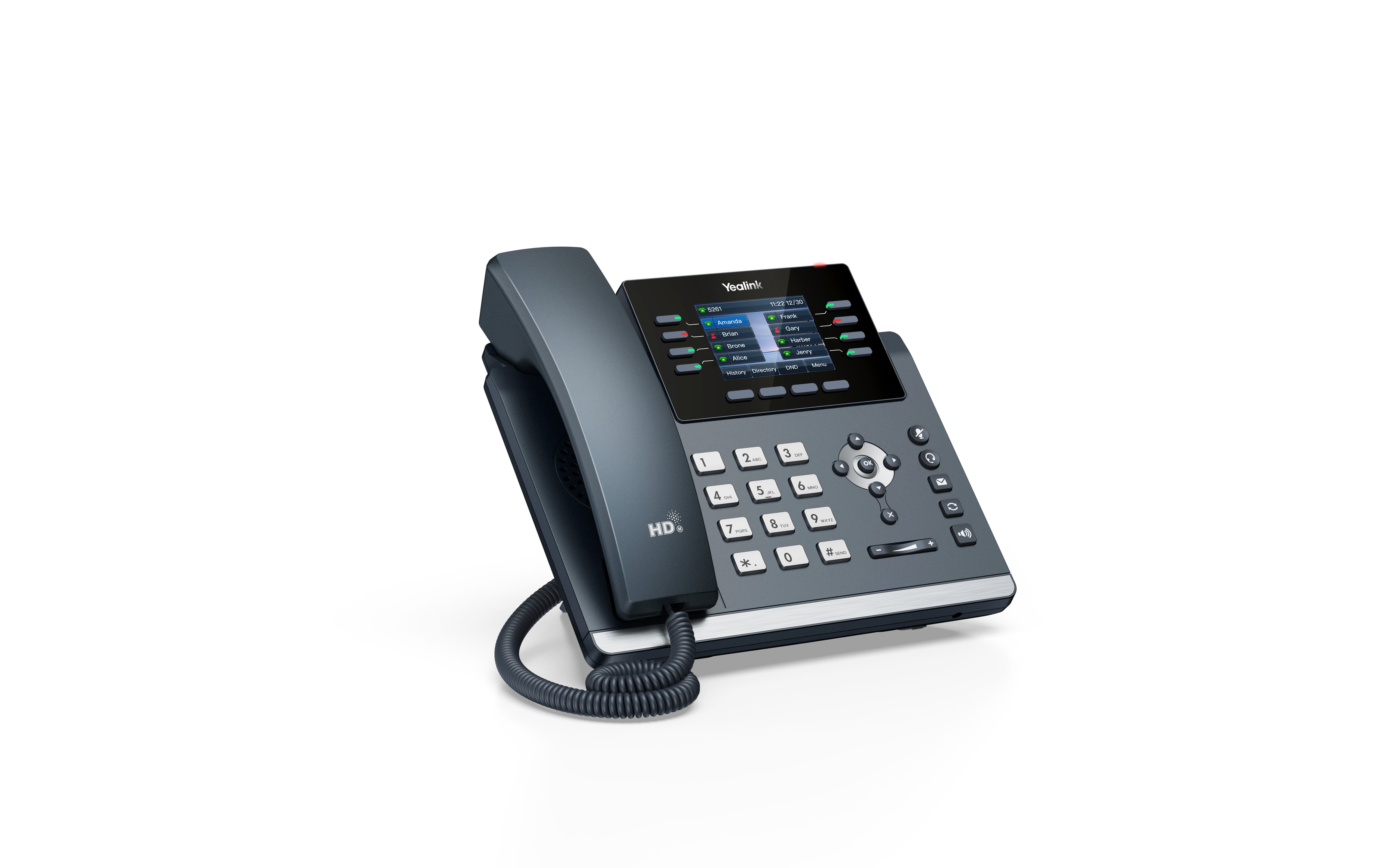 Obrázek Yealink SIP-T44U SIP telefon, PoE, 2,8" 320x240 LCD, 21 prog.tl.,2xUSB