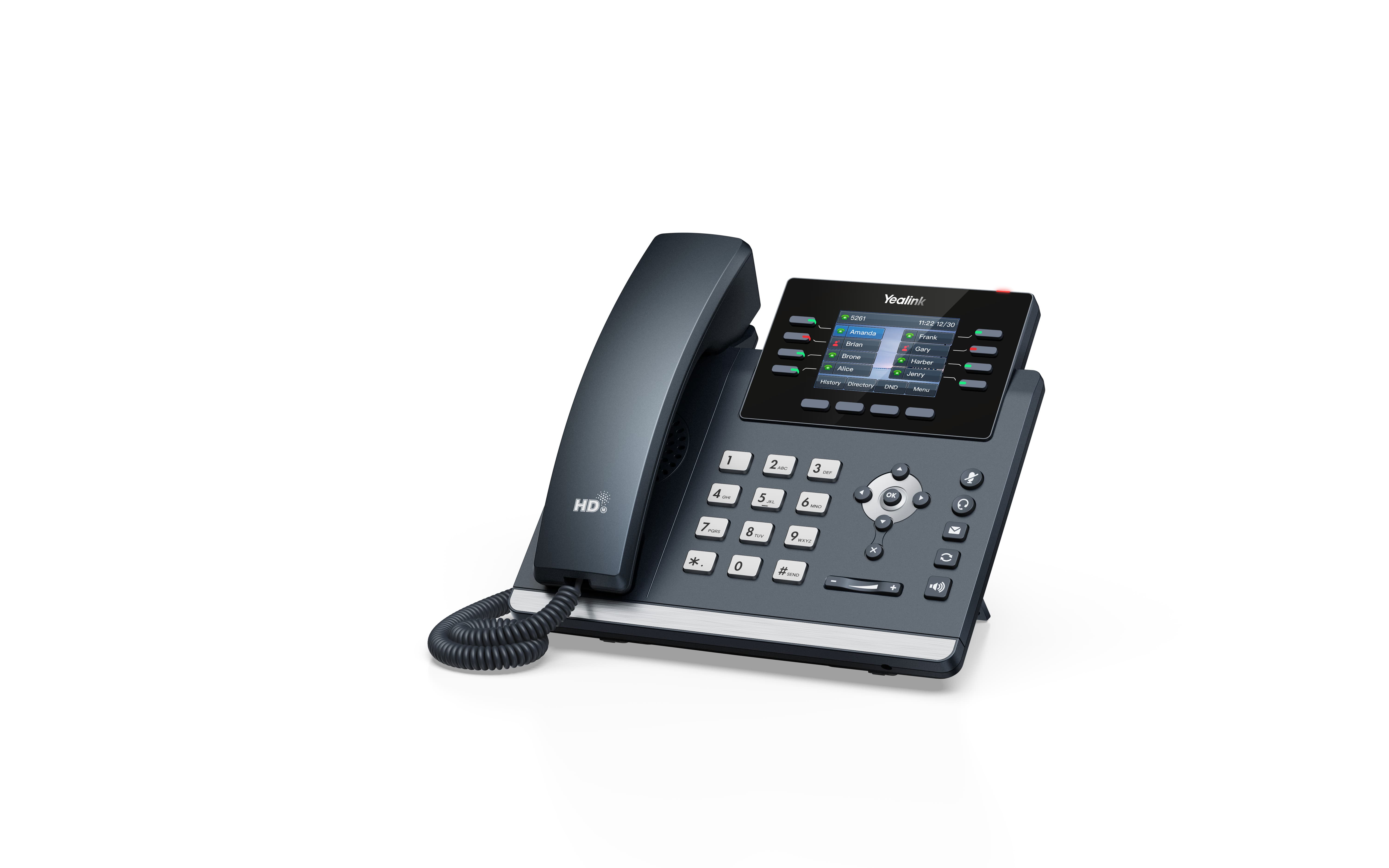 Obrázek Yealink SIP-T44U SIP telefon, PoE, 2,8" 320x240 LCD, 21 prog.tl.,2xUSB