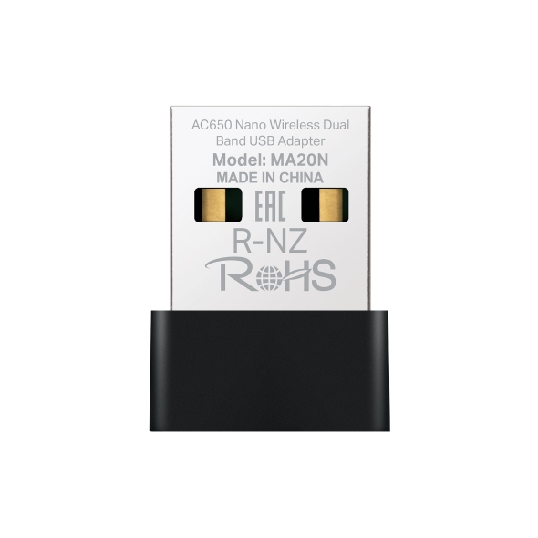 Obrázek Mercusys MA20N AC650 Nano Wi-Fi USB Adapter