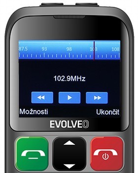 Obrázek EVOLVEO EasyPhone ET, mobilní telefon pro seniory s nabíjecím stojánkem, stříbrná