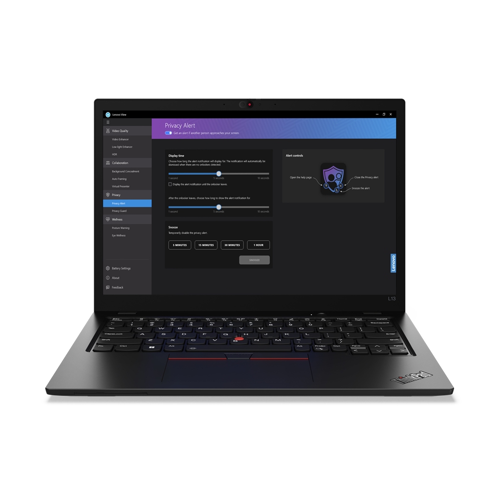 Obrázek Lenovo ThinkPad L/L13 Gen 5 (Intel)/U5-125U/13,3"/WUXGA/16GB/512GB SSD/4C-iGPU/W11P/Black/3R