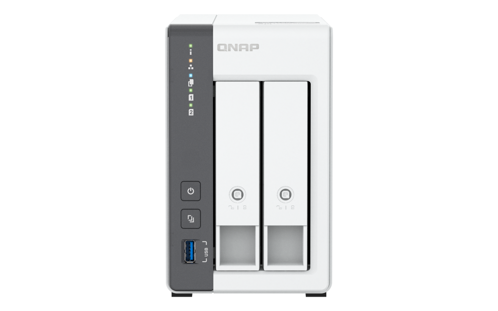 Obrázek QNAP TS-216G (4core 2,0GHz + NPU, 4GB RAM, 2x SATA, 1x GbE, 1x 2,5GbE, 2x USB 2.0, 1x USB 3.2)