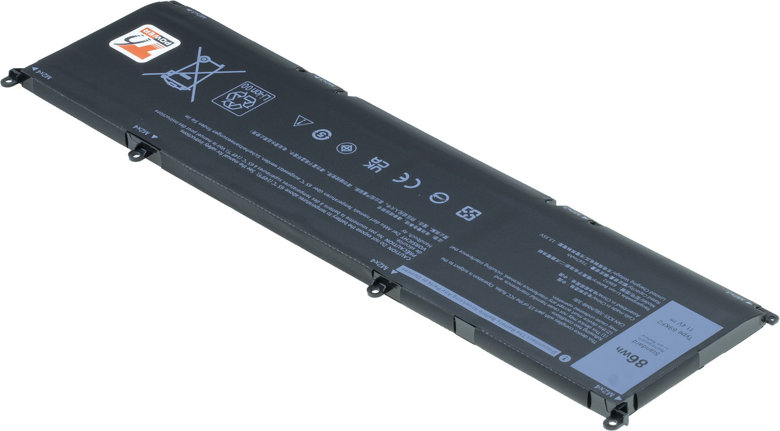 Obrázek Baterie T6 Power Dell Precision 5550, 5560, XPS 9500, 9510,  G5 5515, 7200mAh, 86Wh, 6cell, Li-pol