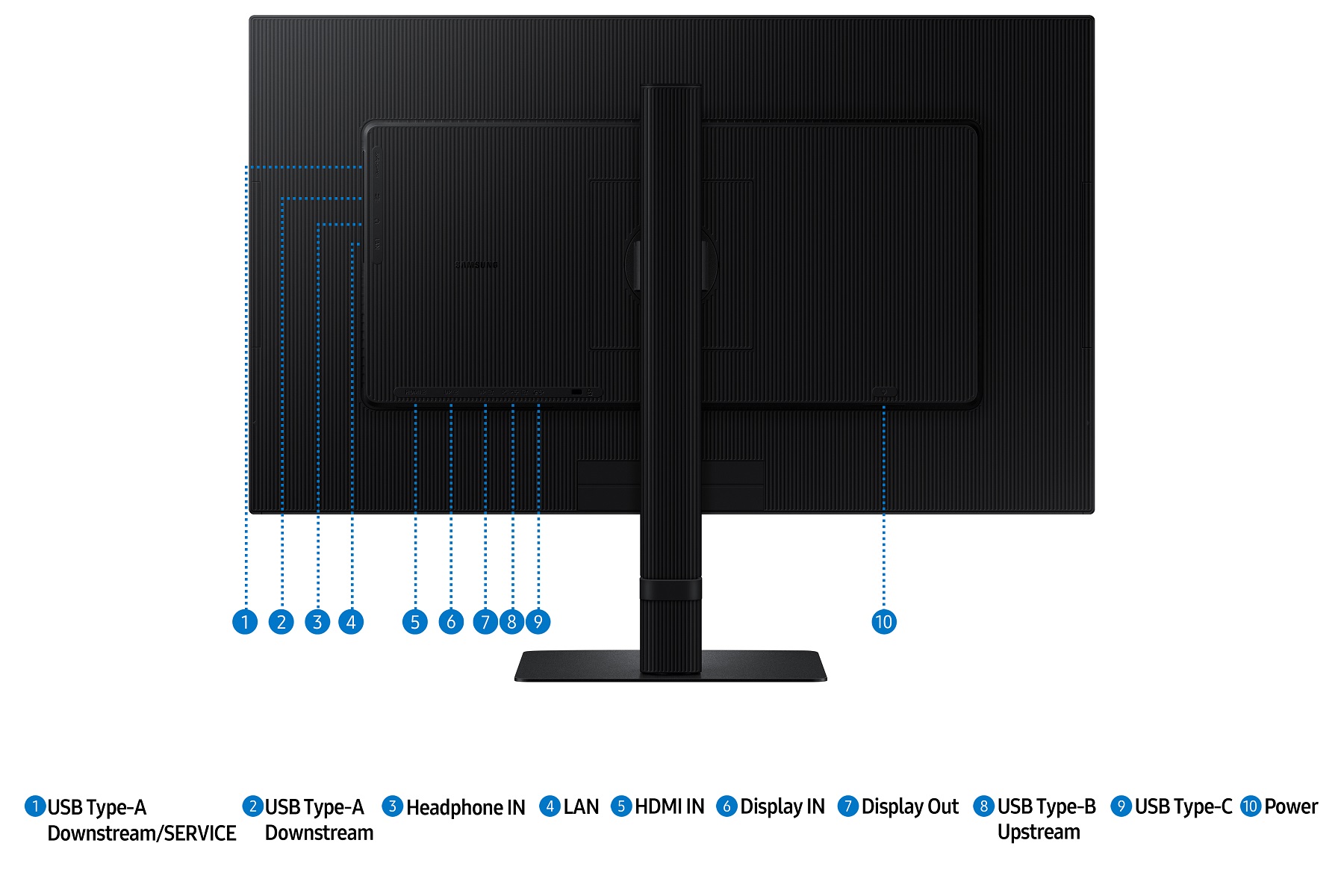 Obrázek Samsung ViewFinity S6/S60UD/27"/IPS/QHD/100Hz/5ms/Black/2R