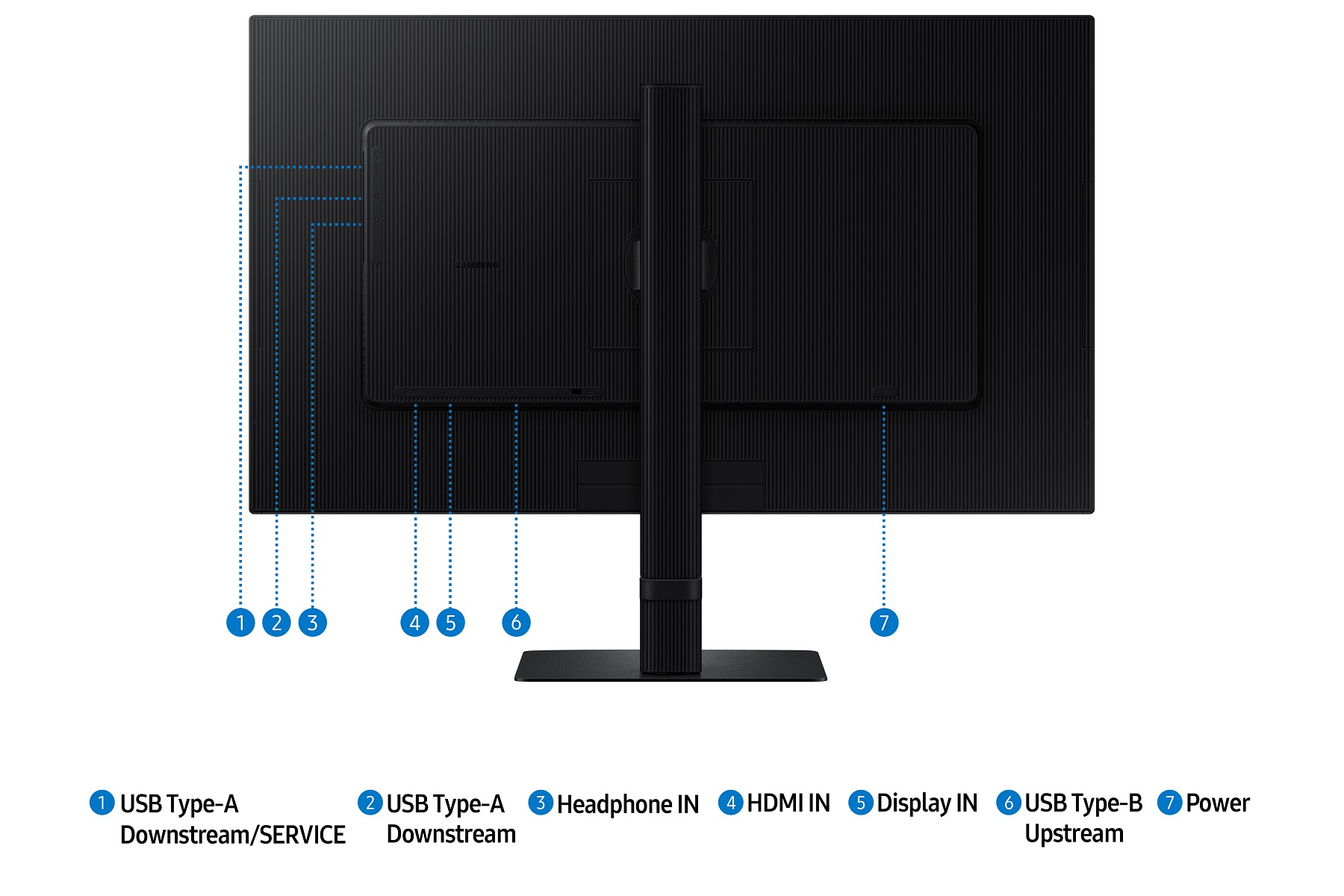 Obrázek Samsung ViewFinity S6/S60D/27"/IPS/QHD/100Hz/5ms/Black/2R