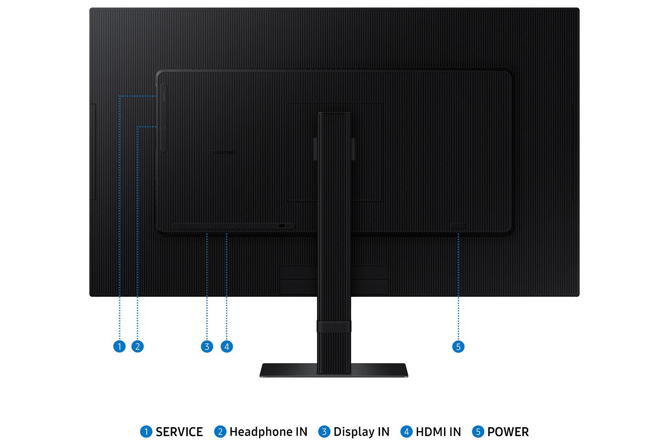 Obrázek Samsung ViewFinity S7/S70D/27"/IPS/4K UHD/60Hz/5ms/Black/2R