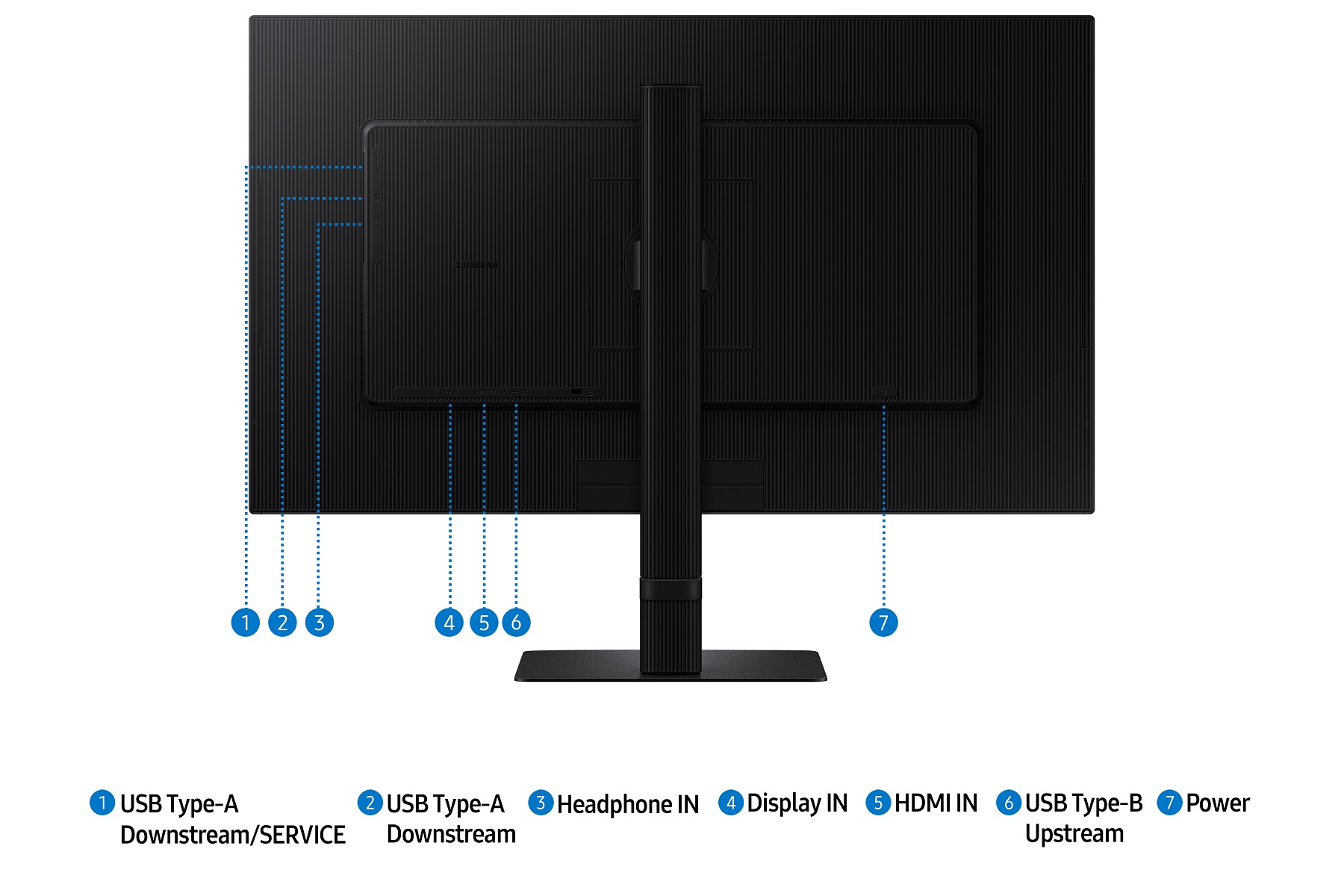 Obrázek Samsung ViewFinity S8/S80D/27"/IPS/4K UHD/60Hz/5ms/Black/2R