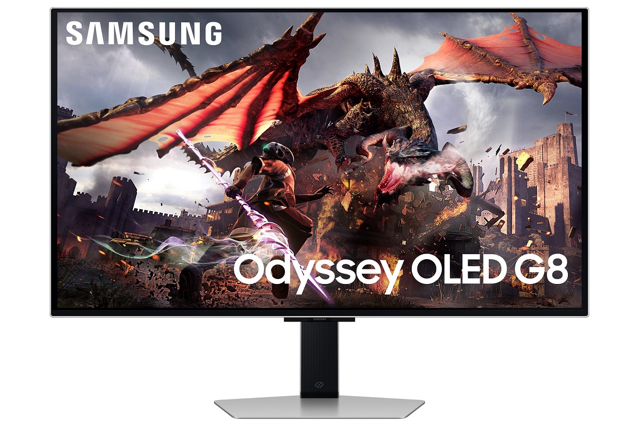 Obrázek Samsung Odyssey OLED G8/G80SD/32"/OLED/4K UHD/240Hz/0,03ms/Silver/3R