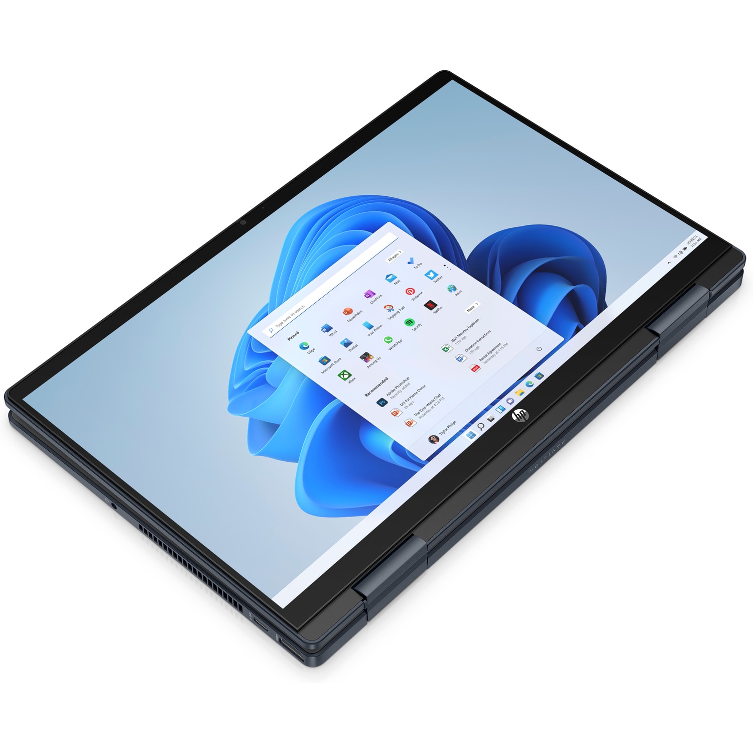 Obrázek HP Pavilion x360/14-ek1010nc/U300/14"/FHD/T/4GB/128GB SSD/UHD Xe/W11S/Blue/2R