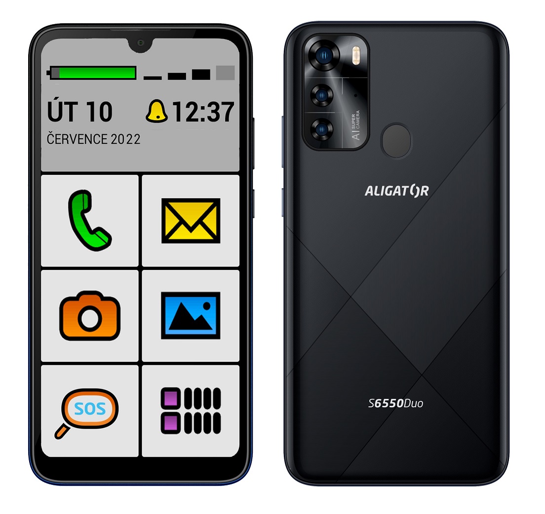 Obrázek ALIGATOR S6550 Senior/3GB/128GB/Black