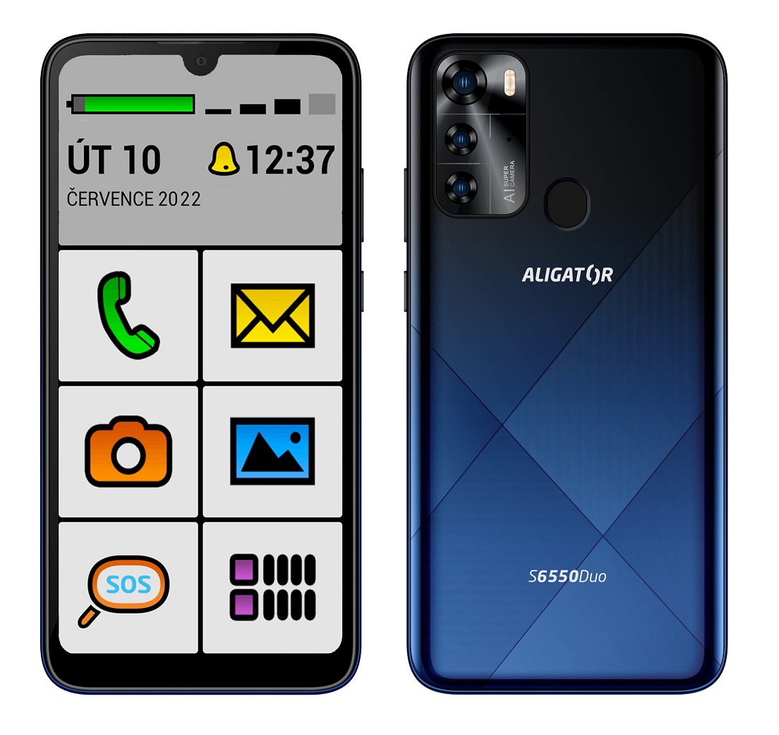 Obrázek ALIGATOR S6550 Senior/3GB/128GB/Blue