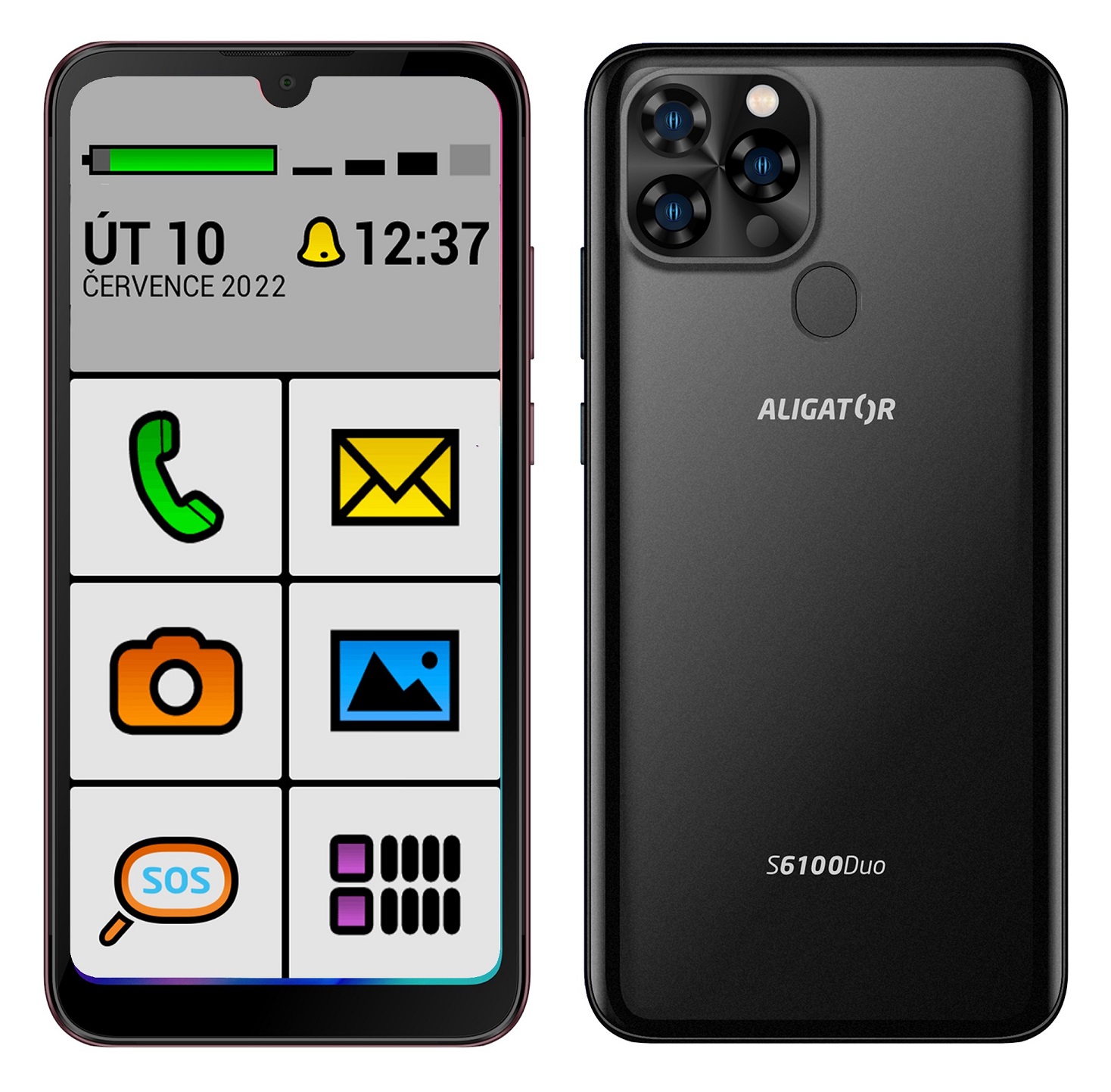 Obrázek ALIGATOR S6100 Senior/2GB/32GB/Black