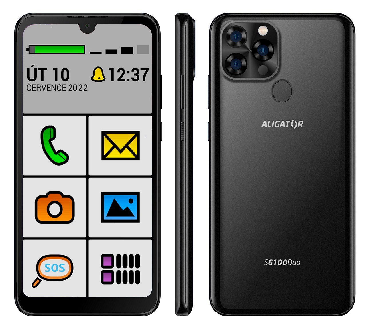 Obrázek ALIGATOR S6100 Senior/2GB/32GB/Black